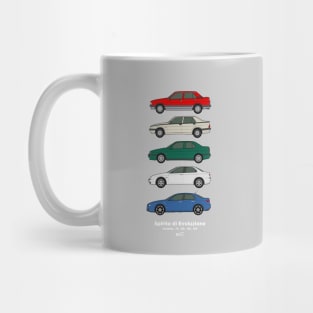 Alfa Romeo saloon car collection Mug